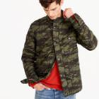 J.Crew Sussex quilted jacket in camo