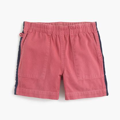 J.Crew Boys' dock short with racer stripe