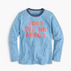 J.Crew Boys' long-sleeve animals T-shirt