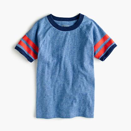 J.Crew Boys' ringer T-shirt with double striped sleeves