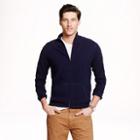 J.Crew Cotton-cashmere zip sweater-jacket