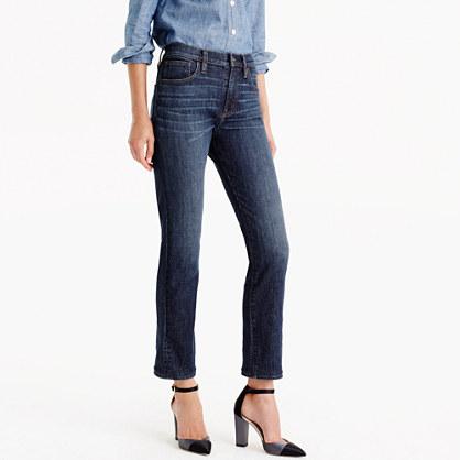 J.Crew Petite Vintage crop jean in Leopold wash