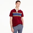 J.Crew Short-sleeve 1984 rugby shirt in red
