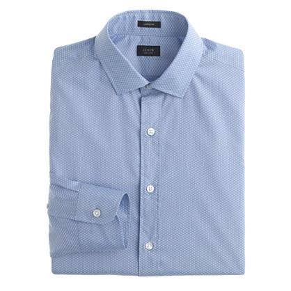 J.Crew Ludlow spread-collar shirt in basketweave cotton
