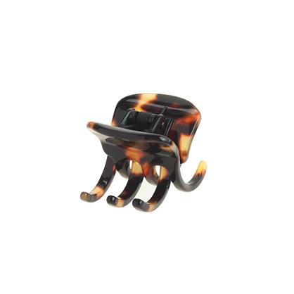 J.Crew Modern hair clip in Italian tortoise