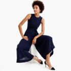 J.Crew Collection wide-leg pleated jumpsuit
