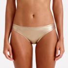 J.Crew Metallic gold bikini bottom