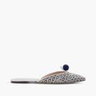 J.Crew Ikat pointed-toe mules