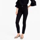 J.Crew 9 high-rise stretchy toothpick jean in new black