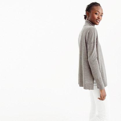 J.Crew Merino turtleneck sweater with side slits