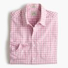 J.Crew Secret Wash shirt in pink gingham