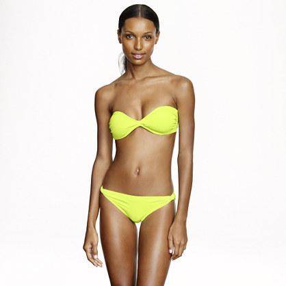 J.Crew Neon tab bandeau top