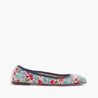 J.Crew Lea ballet flats in Liberty&reg; poppy and daisy floral