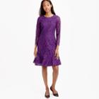J.Crew Long-sleeve dress in floral lace