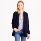 J.Crew Collection ribbed wool sweater-jacket