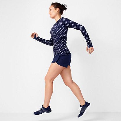 J.Crew New Balance&reg; for J.Crew in-transit long-sleeve T-shirt in polka dot