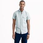 J.Crew Short-sleeve shirt in end-on-end cotton-linen