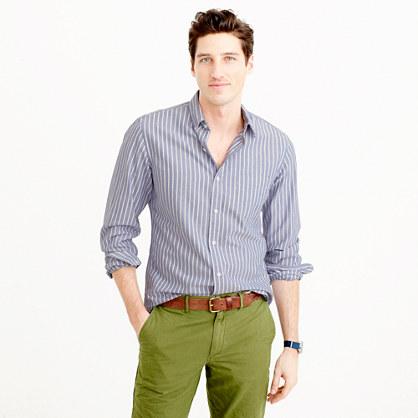 J.Crew Slim lightweight oxford shirt in wide stripe