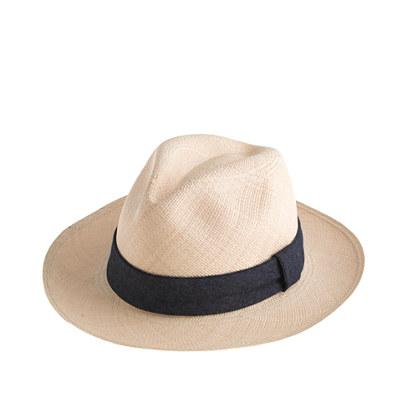 J.Crew Paulmann™ panama hat with indigo band