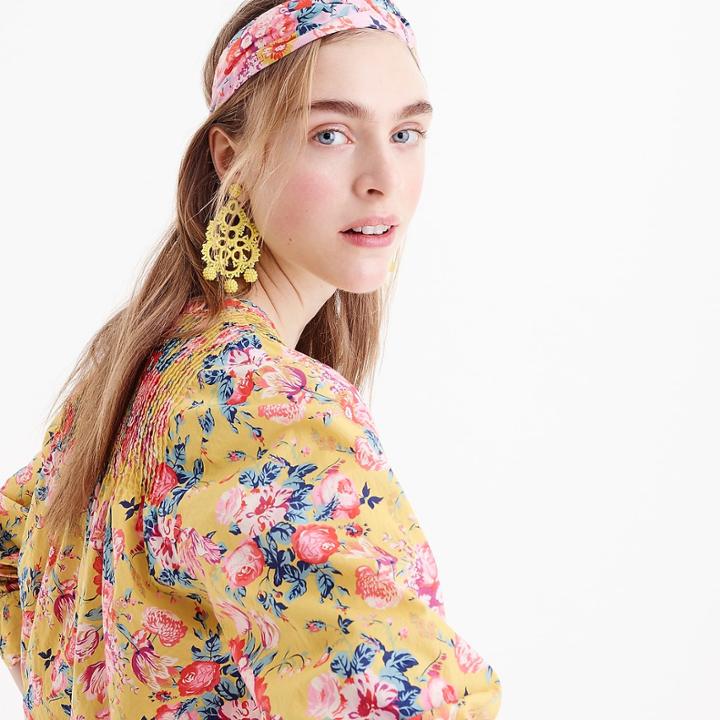 J.Crew Classic popover shirt in Liberty magical bouquet