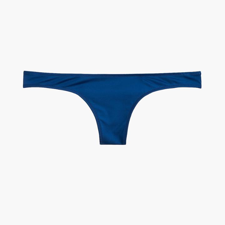 J.Crew J.Crew Playa Nantucket cheeky bikini bottom with trim