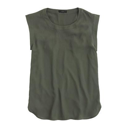 J.Crew Tall sleeveless drapey top