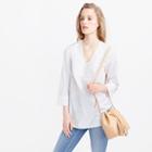 J.Crew Thomas Mason&reg; for J.Crew scoopneck tunic in white