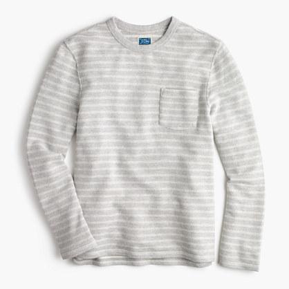 J.Crew Striped sweatshirt in grey