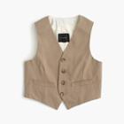 J.Crew Boys' Ludlow suit vest in Italian stretch chino