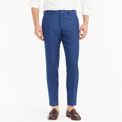 J.Crew Ludlow suit pant in blue Italian linen