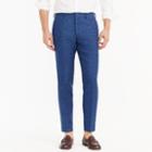 J.Crew Ludlow suit pant in blue Italian linen