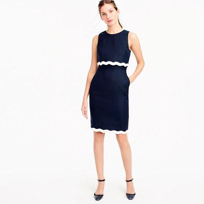 J.Crew Tall going-places dress in linen