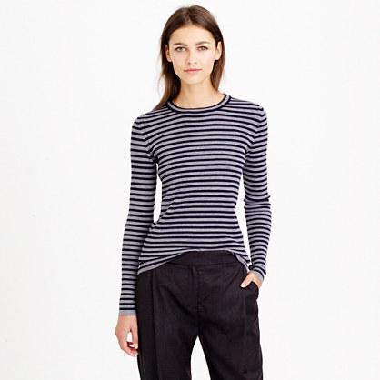 J.Crew Stretch merino wool sweater in stripe