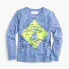 J.Crew Boys' long-sleeve Yeti crossing glow-in-the-dark T-shirt