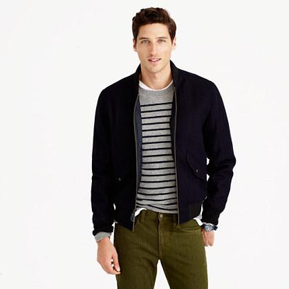 J.Crew Wallace & Barnes wool MA-1 bomber jacket