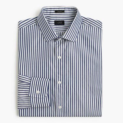 J.Crew Ludlow shirt in midnight sea stripe
