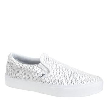 J.Crew Vans&reg; perforated leather slip-on shoes