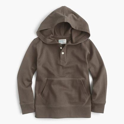 J.Crew Boys' henley popover hoodie