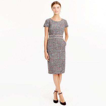 J.Crew Shift dress in multicolored tweed