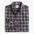 J.Crew Slim Thomas Mason&reg; for J.Crew flannel shirt in brown plaid