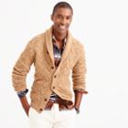 J.Crew Italian cashmere cable-knit shawl cardigan