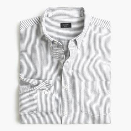 J.Crew Slim vintage oxford shirt in night black stripe