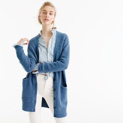 J.Crew Stretch bouclé cardigan sweater