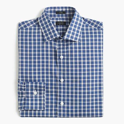 J.Crew Crosby shirt in blue tartan