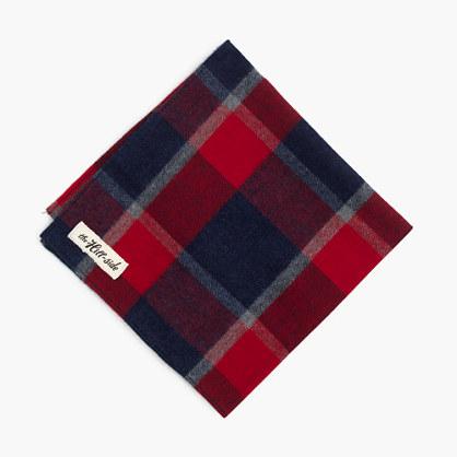 J.Crew The Hill-side® brushed flannel pocket square in wide check
