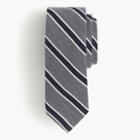 J.Crew English wool-silk tie in heritage stripe