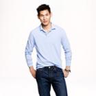 J.Crew Tall long-sleeve classic piqu&eacute; polo shirt