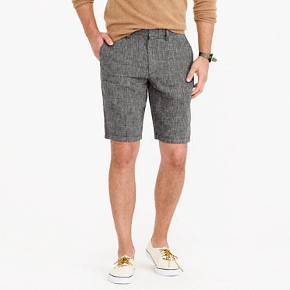 J.Crew 10.5 short in black-and-white plain weave
