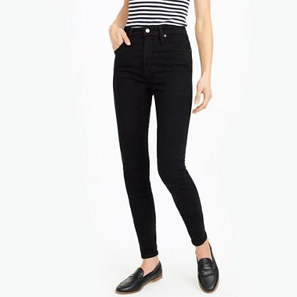 J.Crew Petite curvy toothpick jean in true black