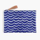 J.Crew Water-resistant pouch in waves